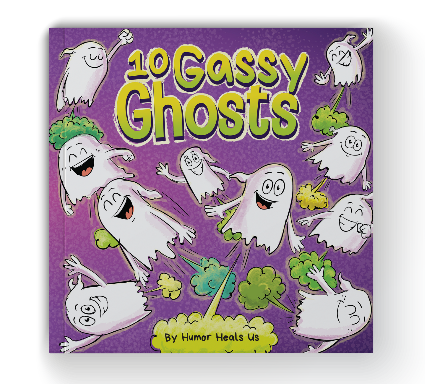 10 Gassy Ghosts Paperback Book