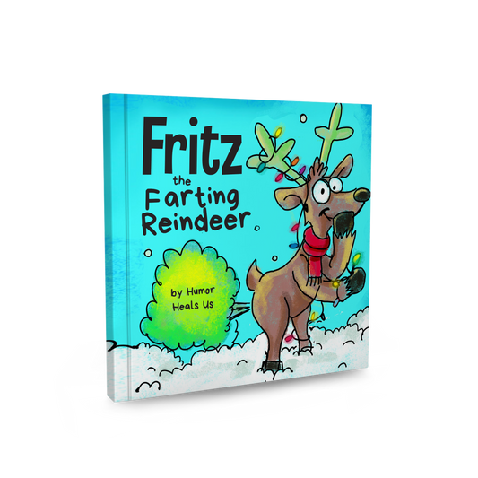 Fritz the Farting Reindeer Hardcover Book