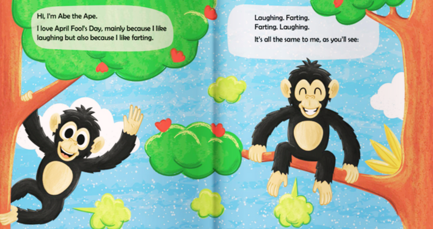 Abe the Farting Ape Paperback Book