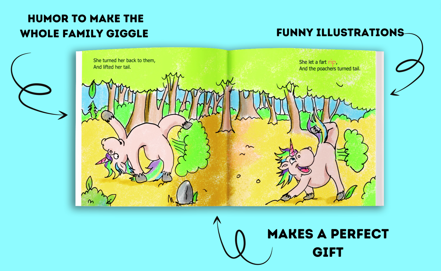 Fairy the Farting Unicorn Paperback Book