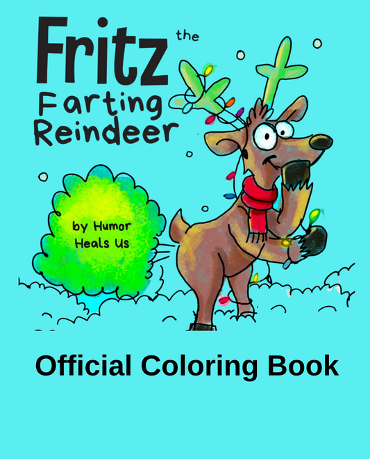 Official Fritz Farting Reindeer Coloring Book