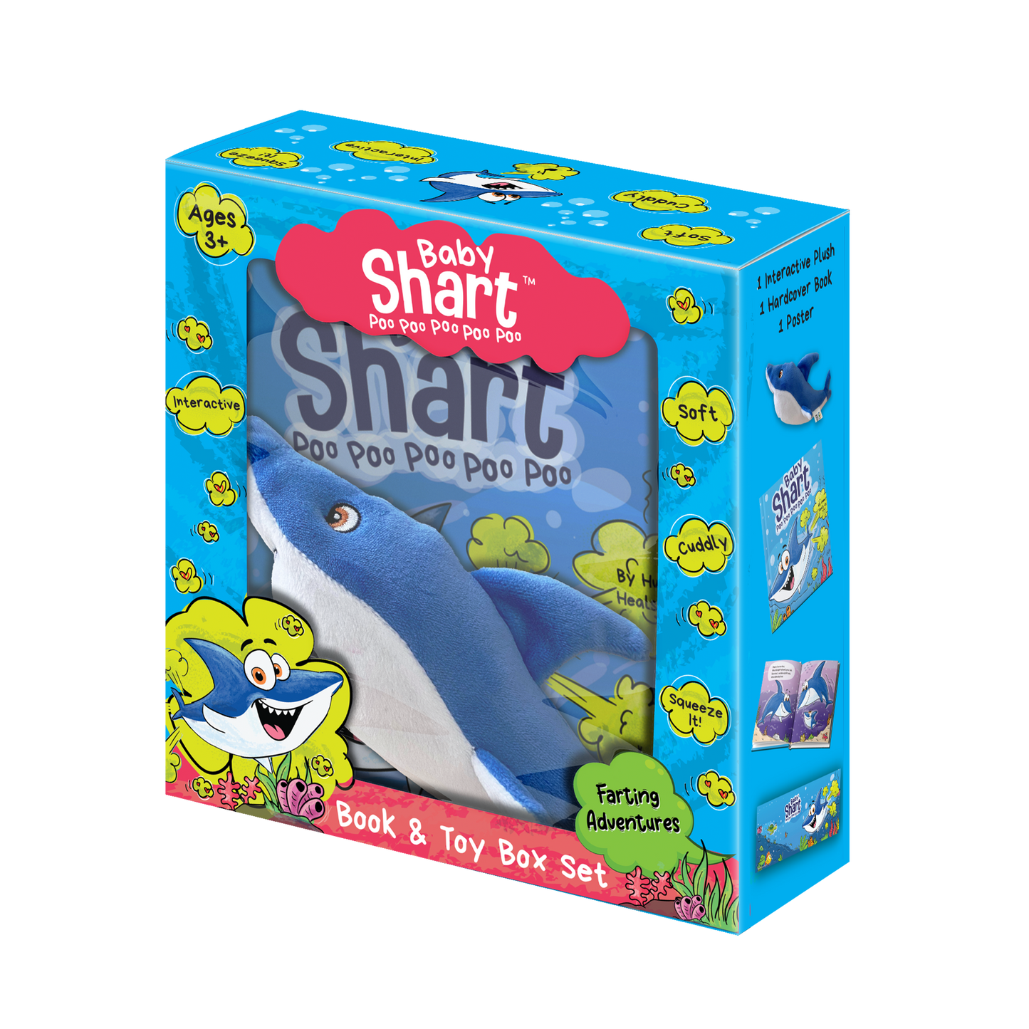 Baby Shart Interactive Toy Book Gift Box Set