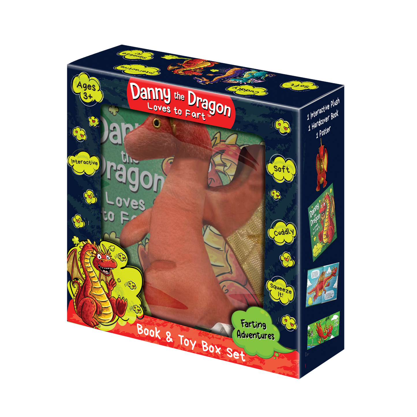 Danny the Dragon Interactive Toy Book Gift Box Set