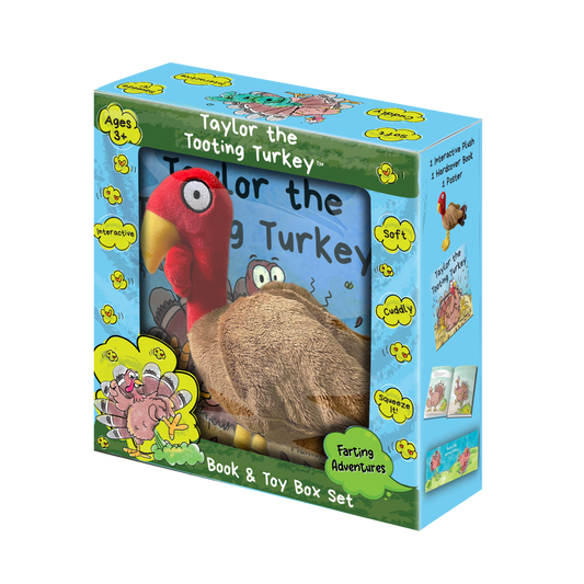 Taylor the Tooting Turkey Interactive Toy and Book Box Set